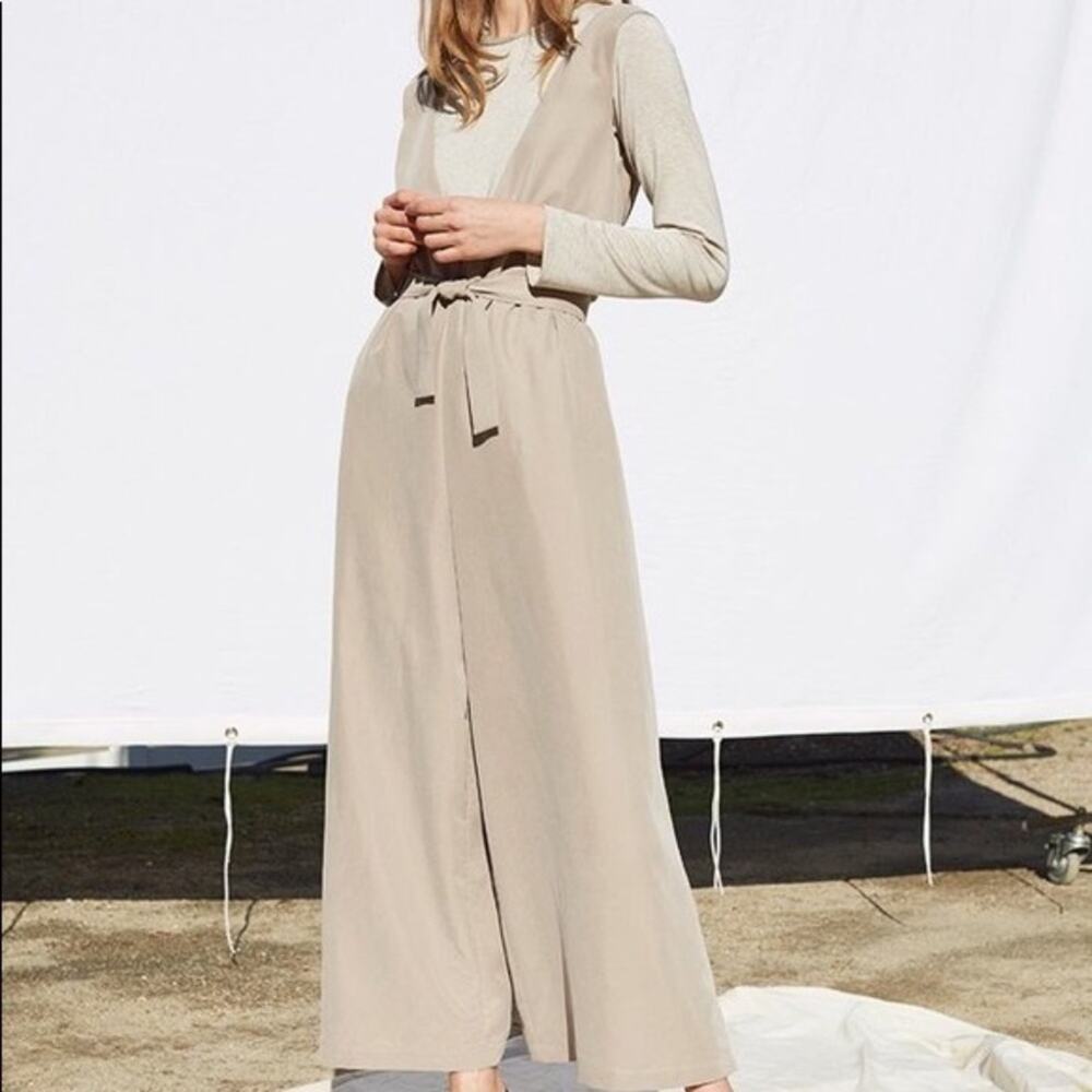 Shaina Mote  Dun Attar Wrap Crossover Jumpsuit  Wide leg 4 New